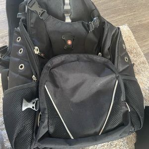 Back pack Swiss Army hiking backpack black